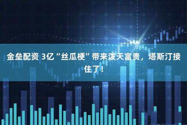 金垒配资 3亿“丝瓜梗”带来泼天富贵，塔斯汀接住了！
